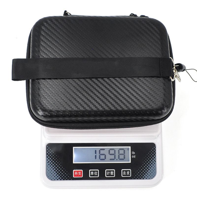 Draagbare Opslag Case Pu Carbon Patroon Draagtas Tas Voor D-JI Mavic Air 2 Afstandsbediening