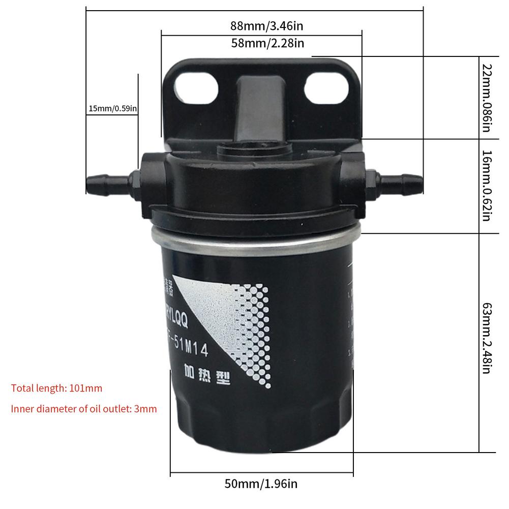 12V/24V Car Heater Fuel Filter Water Separator – Grandado