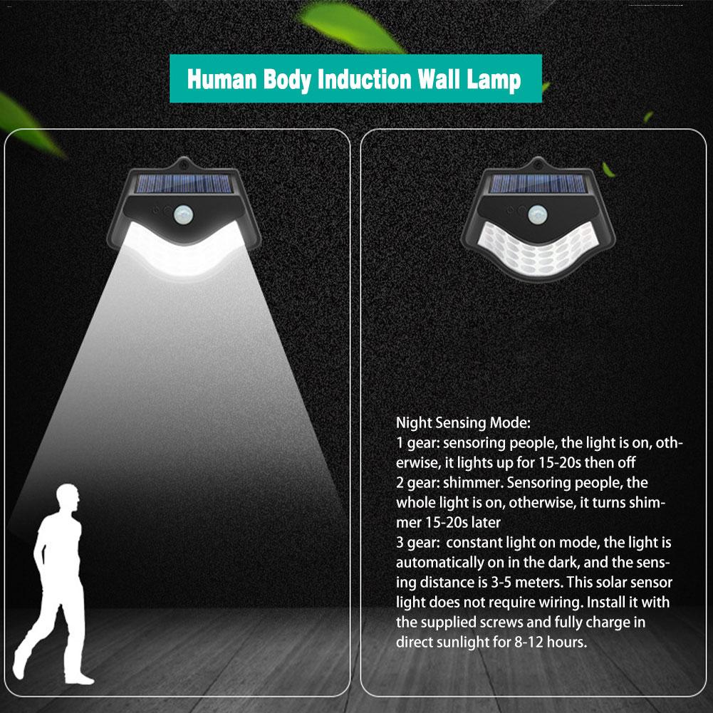 LED Street lamp 32 LEDS Outdoor Solar LED Straat Licht lamp met motion sensor lichten plaza Tuin Hek Emergency verlichting