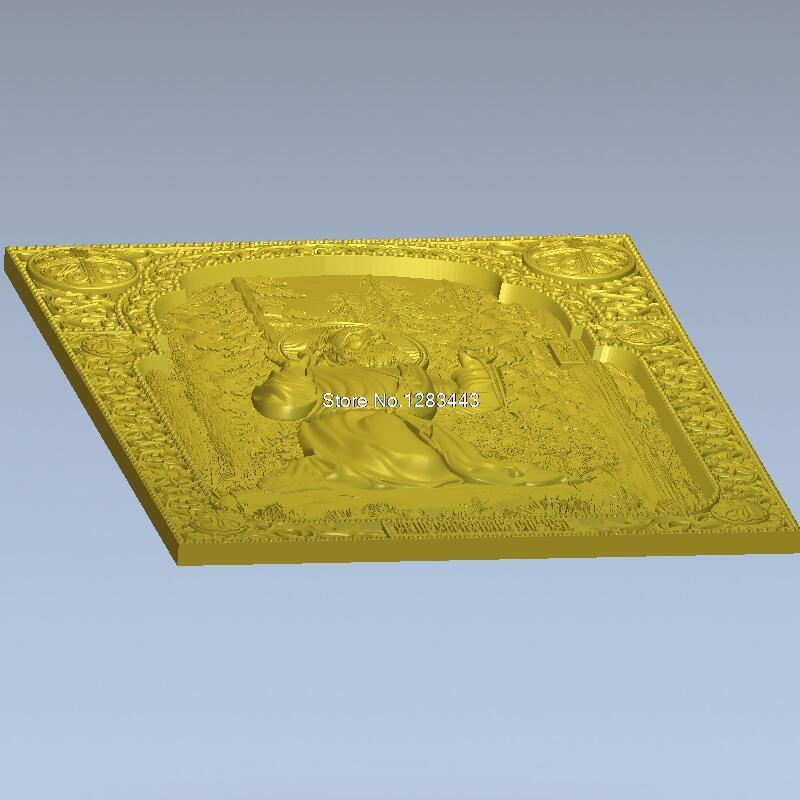 3d model relief for cnc or 3D printers in STL file sarovsky