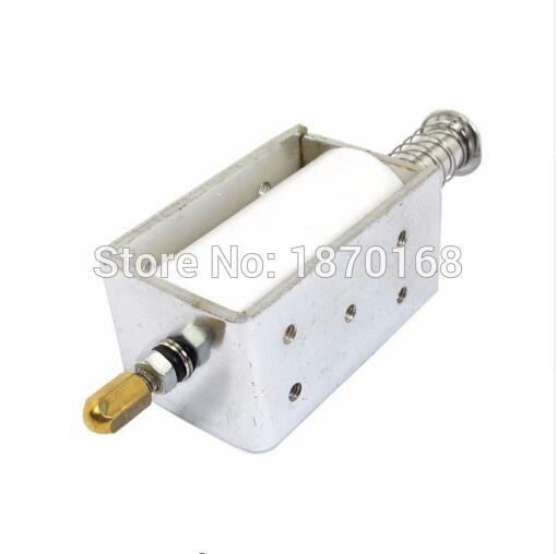 Vs1 ac220v dc220v dc12v dc24v 3a 3kg åben ramme push pull solenoide elektromagnet aktuator åbning og lukning elektromagnet