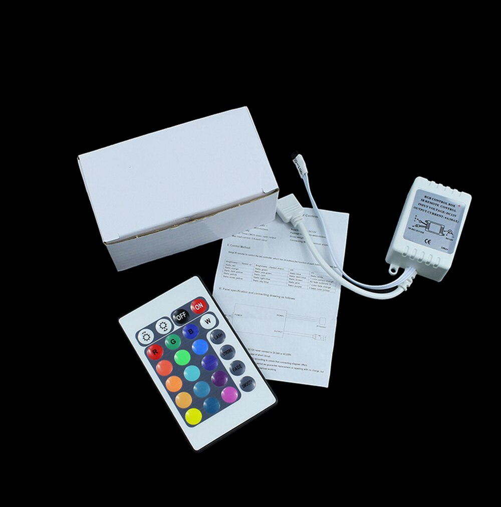 Led Controller 44 Keys 24 Keys LED IR RGB Controler LED Lights Controller IR Remote Dimmer DC12V Control For RGB LED Strip Light