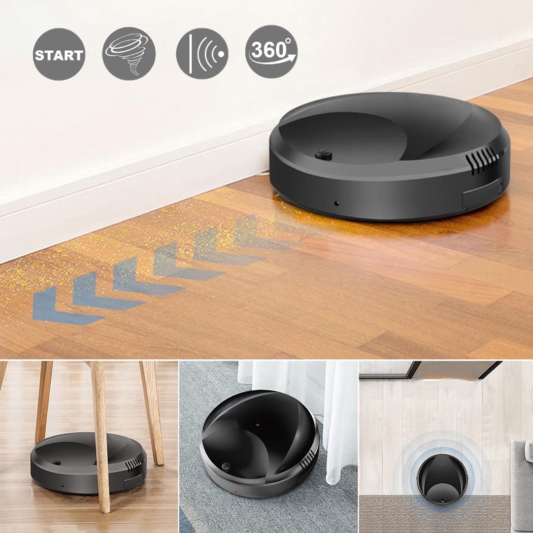 Automatische Robot Stofzuiger Sterke Zuigkracht Droog Vegen Floor Dust Collector USB Oplaadbare Smart Robot Thuis Cleaning Tools