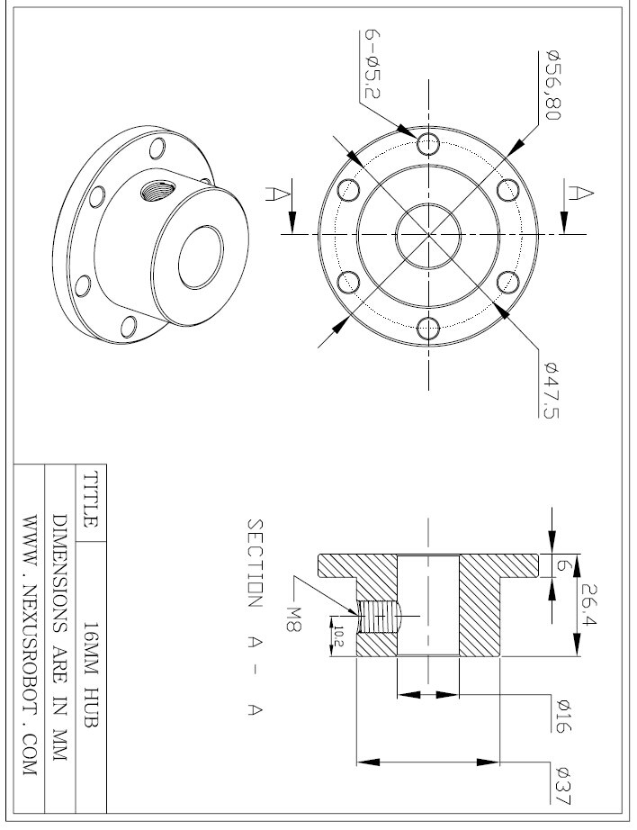 16mm- universal-aluminium-monteringsnav -18012 akselkobling