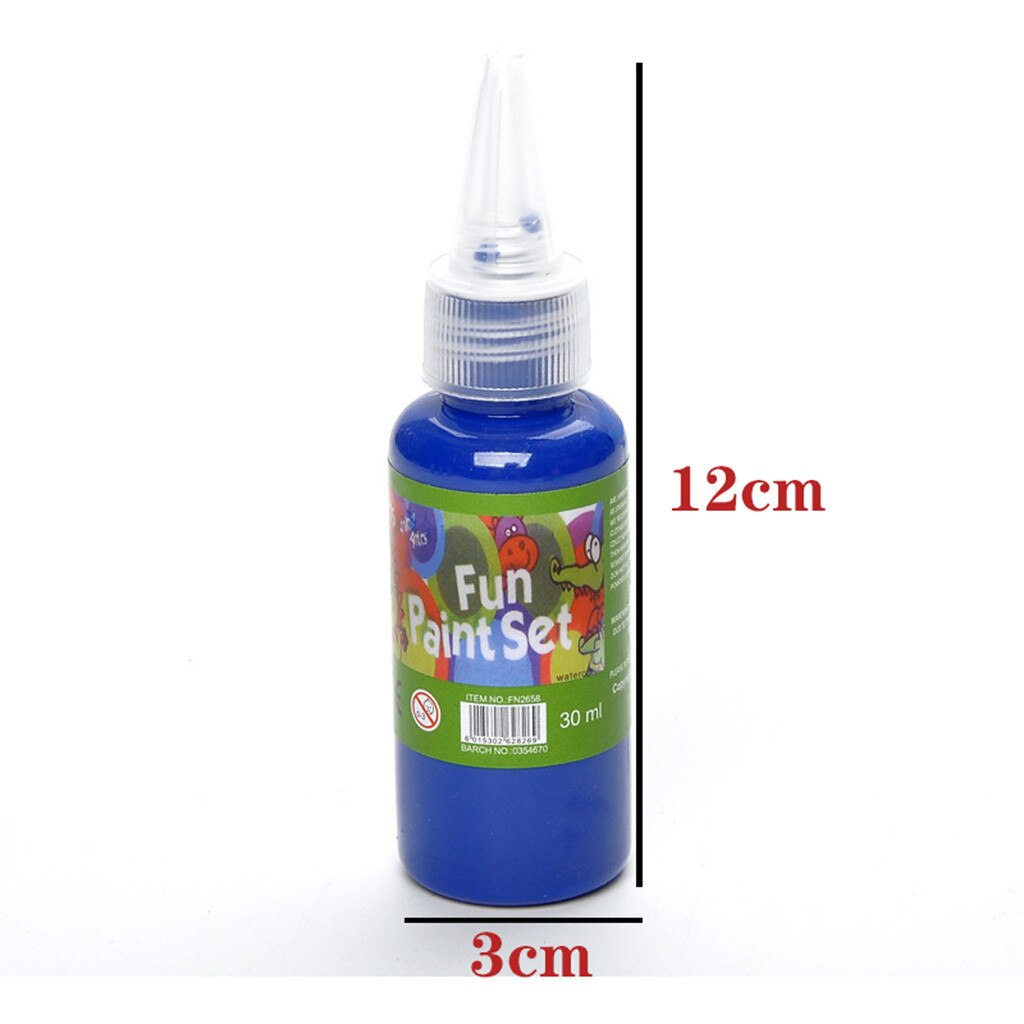 12 Color 360ml Wall Painting Art Supplies Multicolor Pigment Non Neon Washable Finger Paints Set Liquid Drawing Graffiti Paint