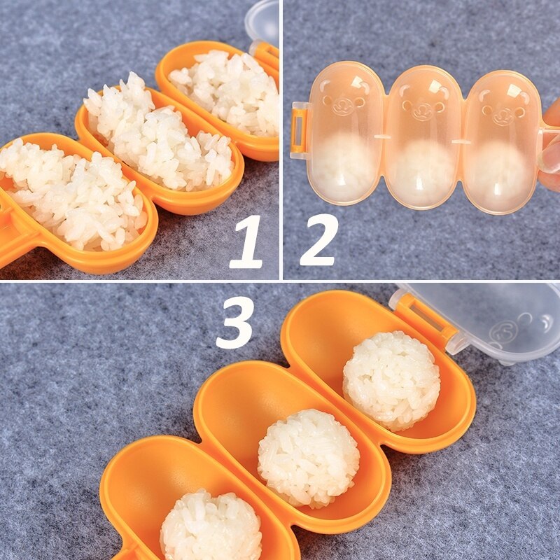 Moules boule de riz créative | Moules à Sushi, bricolage moule à Sushi, Onigiri moule à riz, cuisine outils pour la fabrication de Sushi, accessoires Bento 1 pièce
