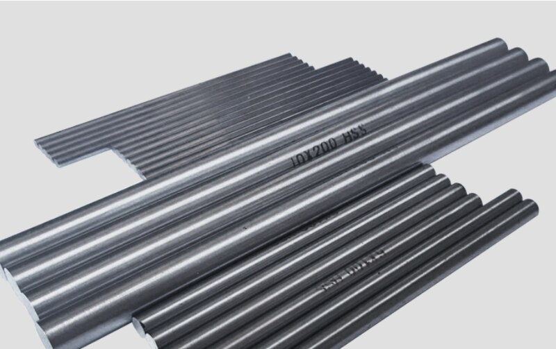 1PcsHSS hoch Geschwindigkeit Stahl Drehmaschine Drehen Werkzeug leer/Φ7-Φ12mm Runde Weiß Stahl Stock/Schneiden Eisen Kupfer Aluminium und Andere Metalle: 7x200mm 1Stck