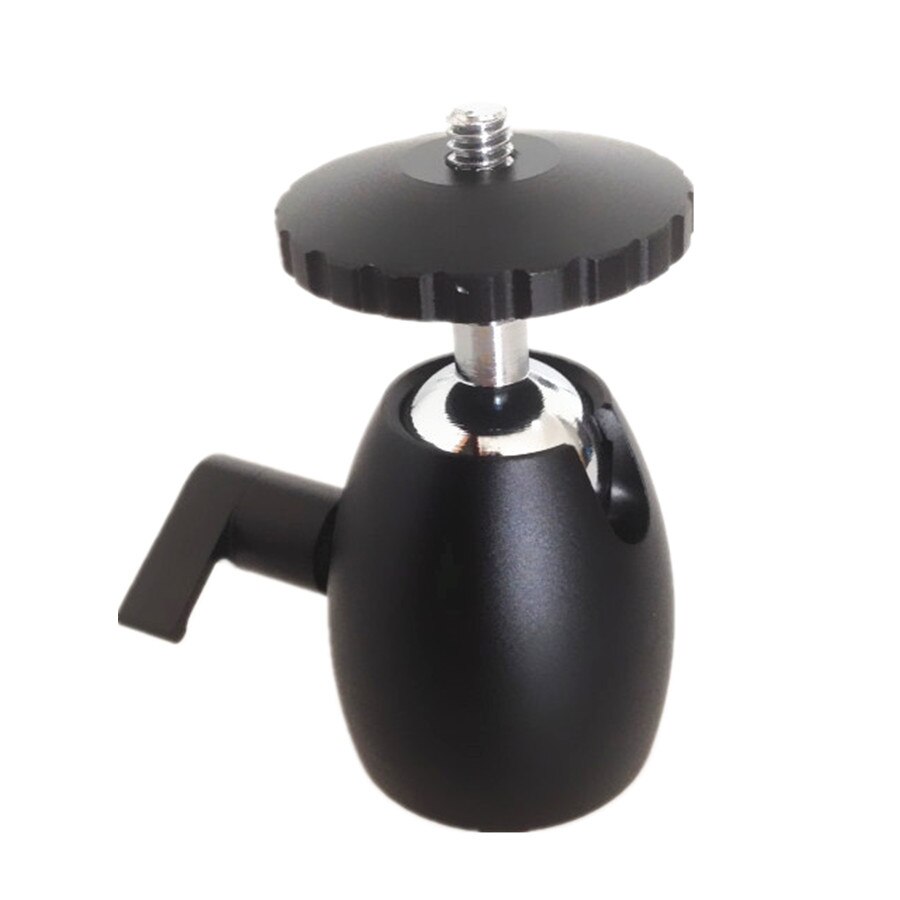 Schwerlast-mini-kugelkopf mit 360 °-winkel für kamerastative und 1/4 "-stativ-lichtstativ-drehköpfe