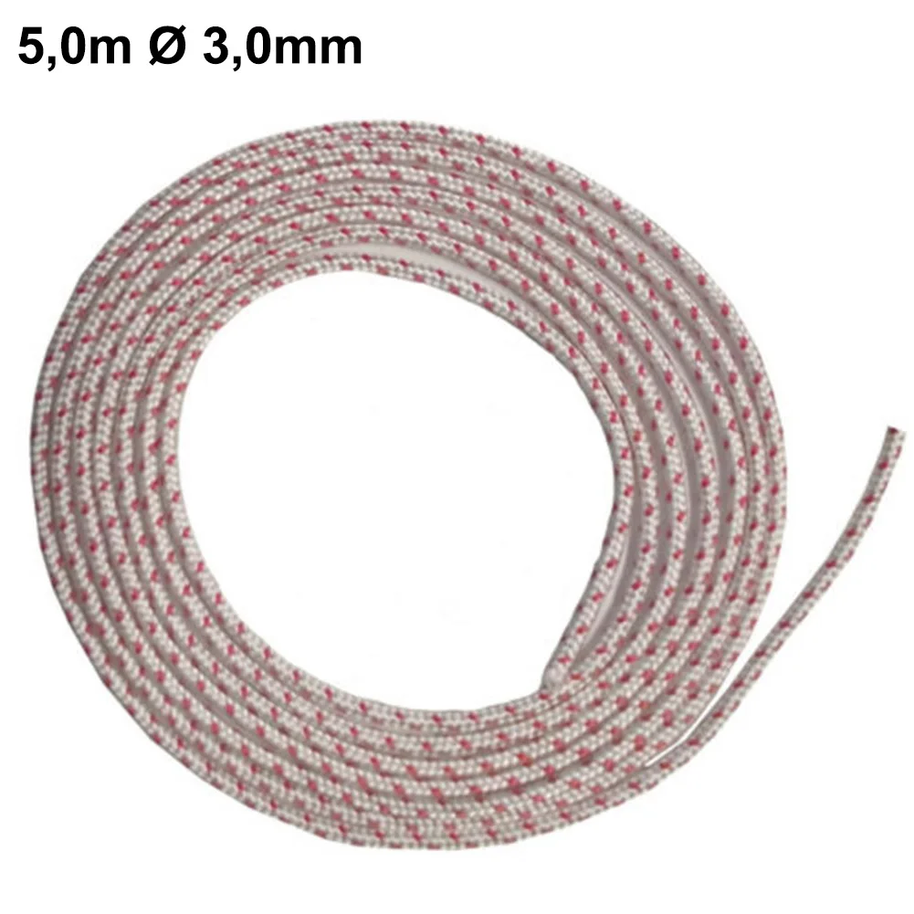 1Pc Rasenmäher Starter Seil Pull Seil 5m 3mm Durchmesser 165kg Ersatz Teile Für Gras Trimmer garten Power Werkzeuge Zubehör