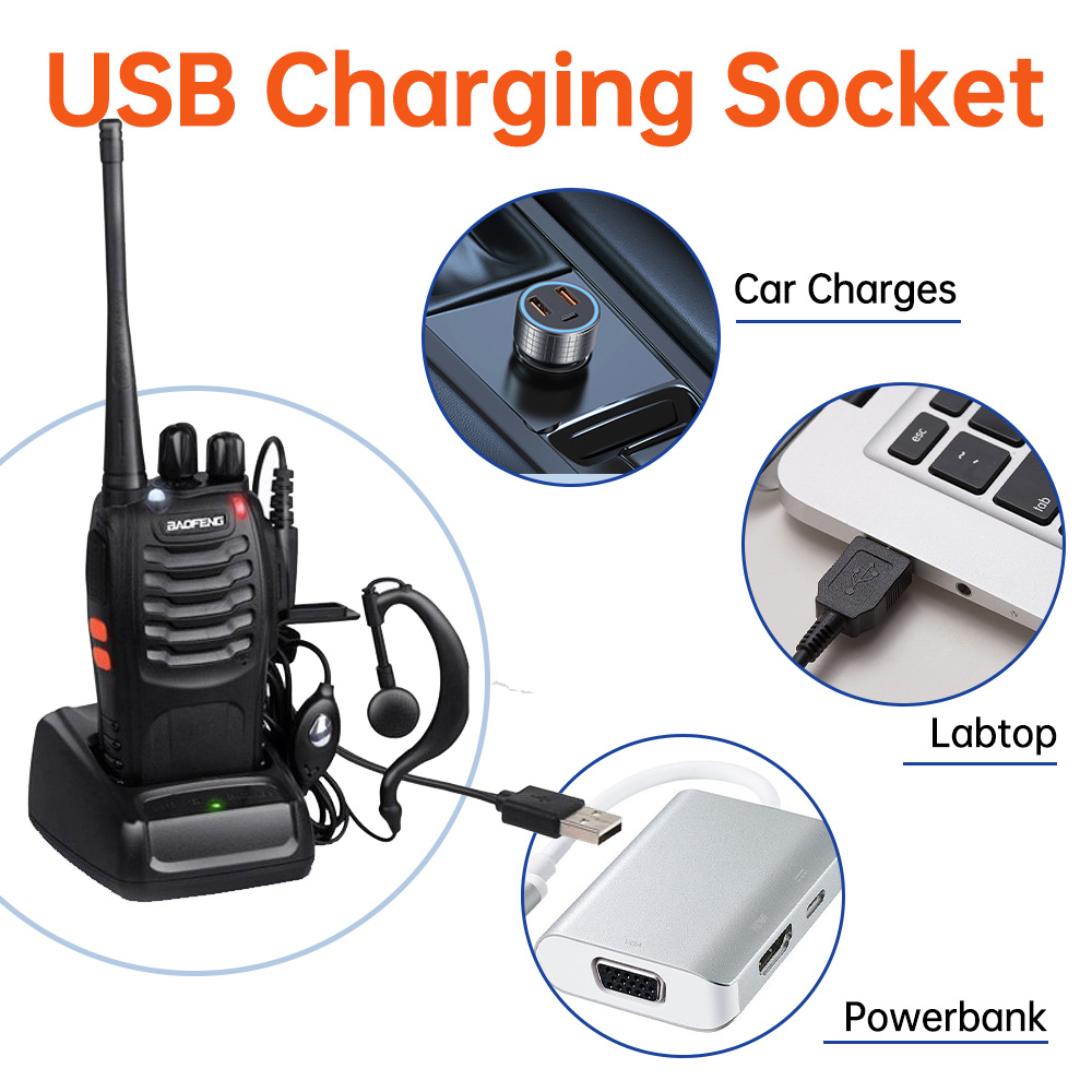 Baofeng BF-88E Pmr comunicador de intercomunicación portátil 16 Kanaal Lange Afstand Gesprek Walkie Talkie 5W 446Mhz Radio de Hotel en casa