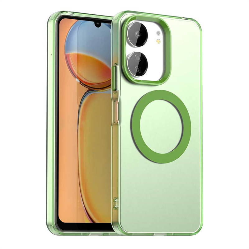 Carcasă transparentă pentru xiaomi redmi 13c, carcasă redmi 13c cu adsorbție magnetică, încărcare wireless, husă spate pentru redmi 13c, carcasă de 6.74 inch: Clar / Pentru oneplus 8 5g uw (verizon)