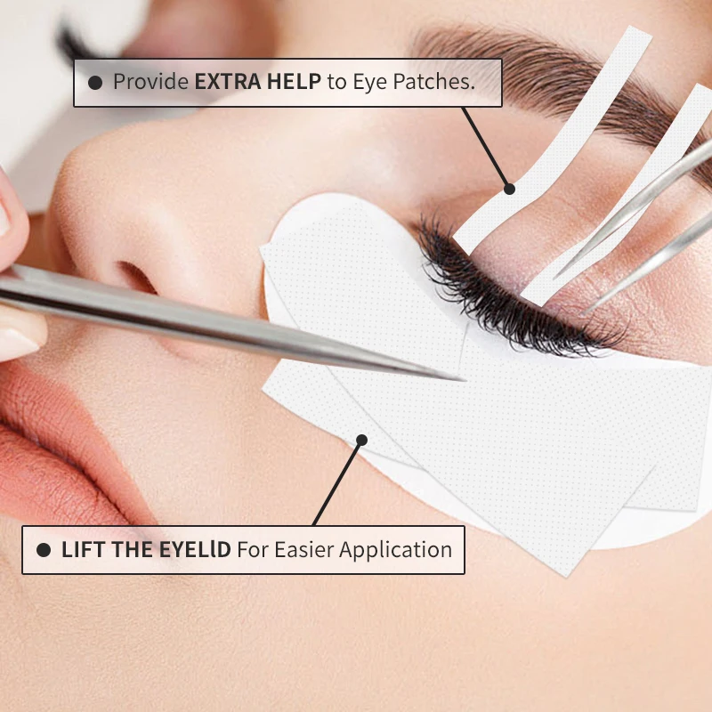 Cinta de microporos para maquillaje de pestañas, suministros de extensión de pestañas, accesorios, cinta de microporos para cilios, 5/10 piezas