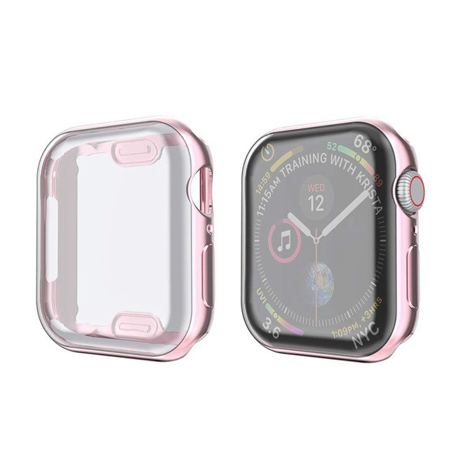 Cover voor Apple Watch Ultra 9 8 7 6 SE 5 4 Screenprotector voor iWatch-serie 38 mm 40 mm 41 mm 42 mm 44 mm 45 mm 49 mm Soft Clear Case