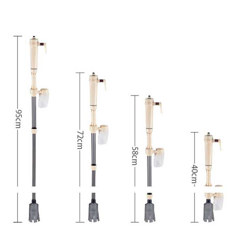 Elektrisk akvarium grus renare vatten filter tvättsystem kanna sifon vakuum vatten pump för akvarium akvarium renare