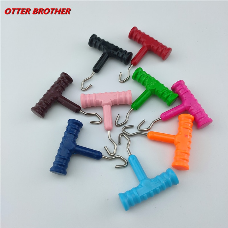 1Pcs Vissen Zee Rvs Knoop Puller Tool Rig Maken Karper Terminal Tackle Maken Accessoires