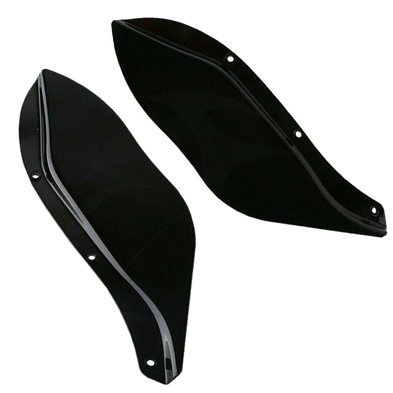 Parabrisas lateral ABS negro para Harley Touring FLHR FLHT FLHX 96-13