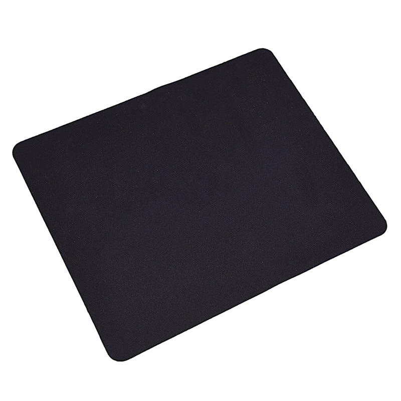 22*18Cm Universele Zwarte Muismat Mat Optische Muis Mat Voor Laptop Computer Tablet Pc