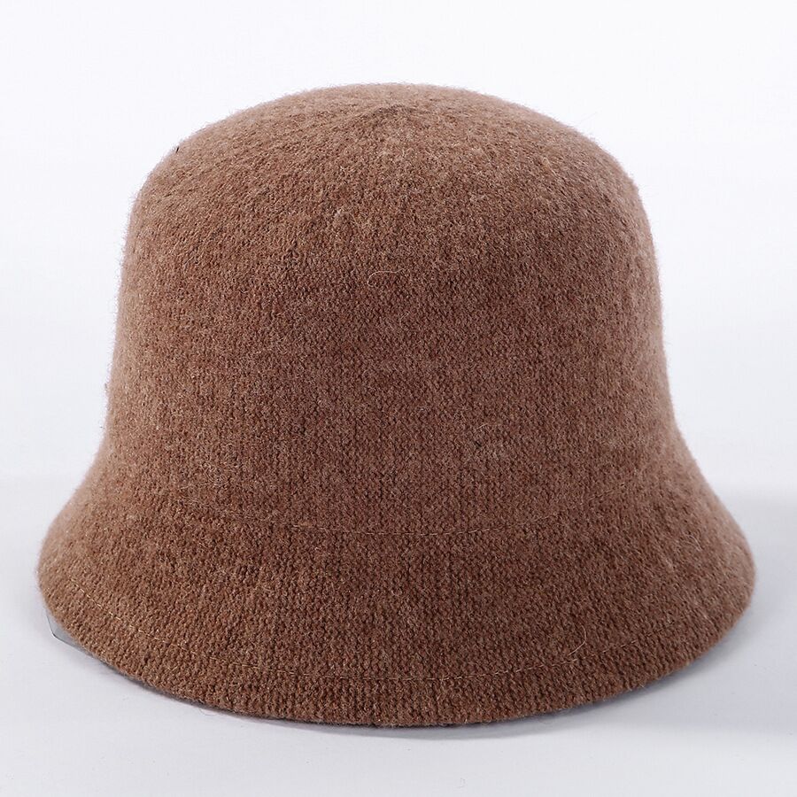 Vinter uld kasket spand hat kvinder hip hop hatte uld fisker hat kvindelig simpel panama chapeau japansk flad kasket: Kamel