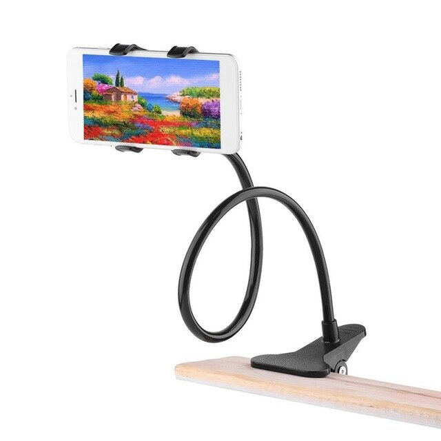 flexibel Einbeinstativ Halterung mit LED Ring-Licht Lampe Tabletop Stehen Stative mit praktisch Halfter für Video Blogger: Telefon Halter