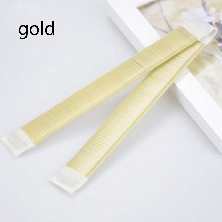 Mädchen französische Haarspange, DIY Haarpflege- und Styling-Werkzeuge, Krapfen ehemalige Schaum Französisch Twist Magie Brötchen Hersteller: Gold