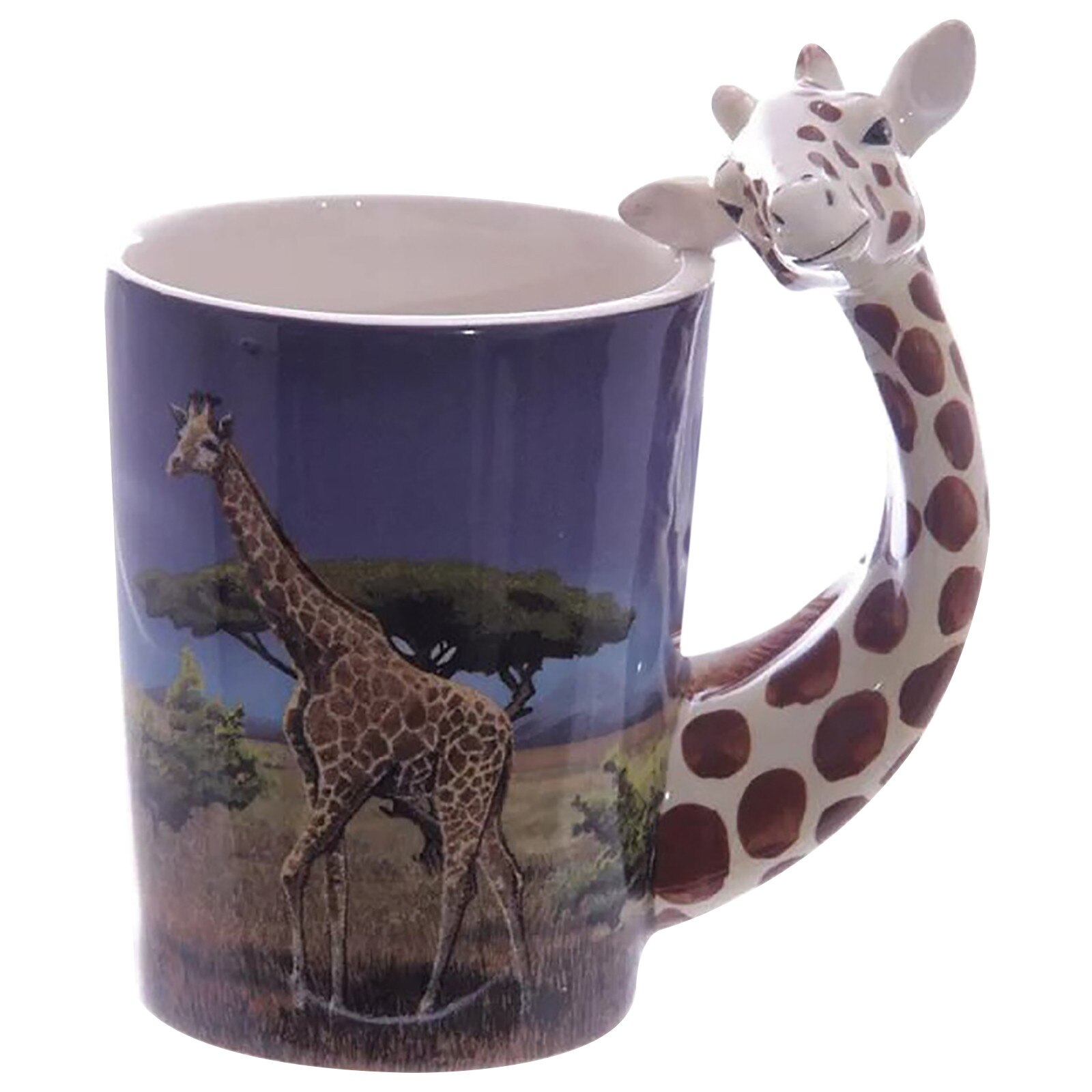 3D Panda Ceramic Drink Cup Animal Cup Ceramic Stereo Vision Cup Mug Funny Water Cup Cafe Tea Cup Mug: B