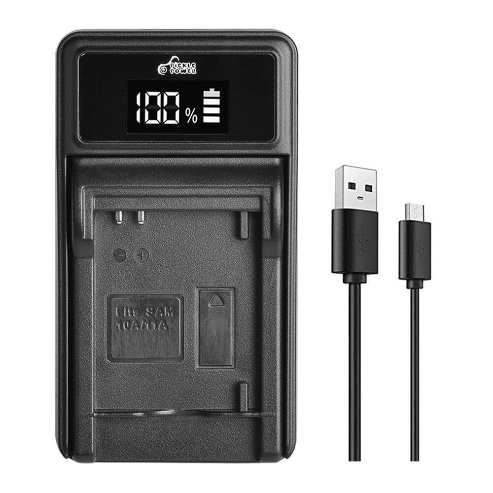 SLB-10A SLB10A SLB 10A Battery and LED Charger for Samsung EX2F HZ15W SL202 SL420 SL620 SL820 WB150F WB250F WB350F WB750 WB800F: 1 charger