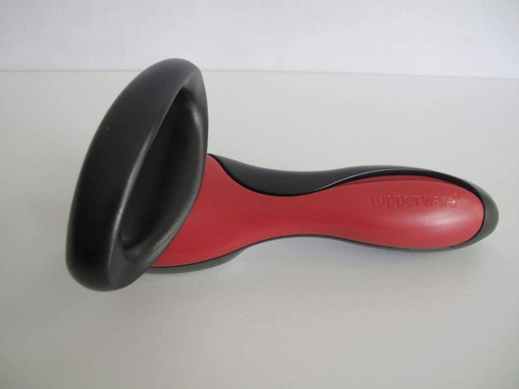 Tupperware ouvre-boîte polyvalent, aide de cuisine, ouvre-boîte, ouvre-boîte, noir-rouge, ouvre-boîte