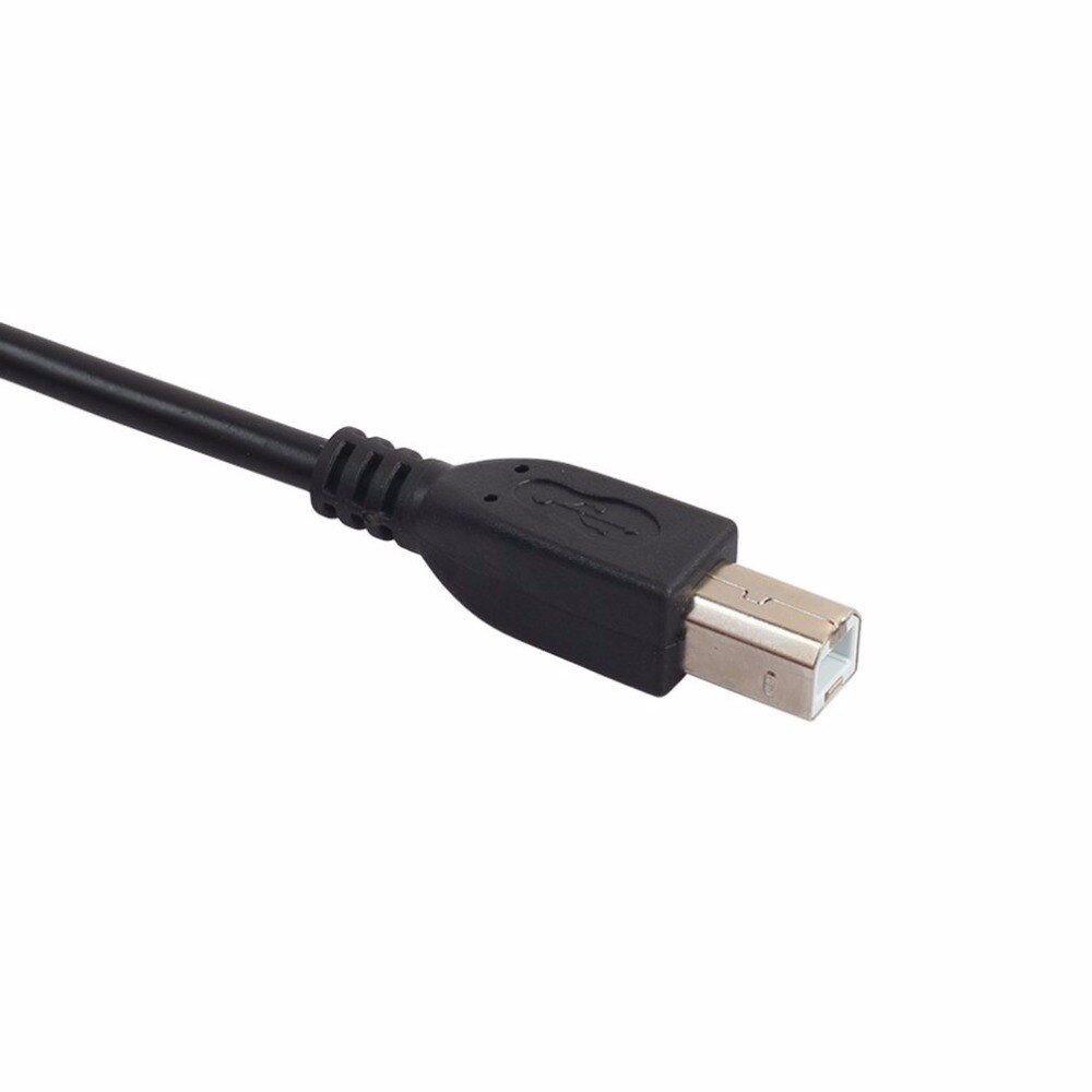 1.5m 3m USB 2.0 AM-TO-BM High Speed Cable Lead A to B Long Black Shielded Compatible Printer Scanners Hard Disk Stable