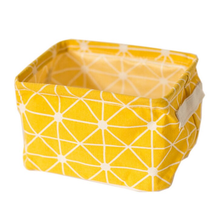 Diy Desktop Opslag Mand Diversen Ondergoed Speelgoed Opbergdoos Cosmetische Make-Up Boek Organizer Briefpapier Container Wasmand: C