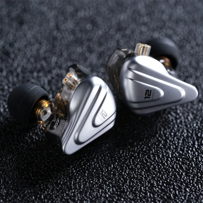 Kz zsx 1dd+5ba hybrid driver in-ear monitor høretelefoner hifi bas ørepropper musik spil sport headset 2- benet kabel  zs10 prox zar  pr1 pro