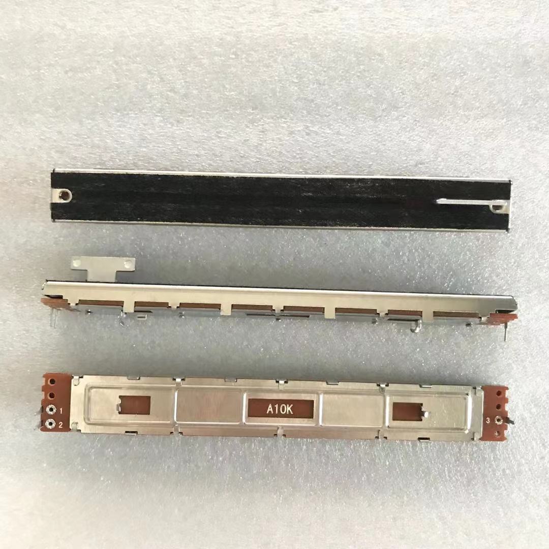 10 stück sc -1009gh a10k 128mm gerade schlitzpotentiometer / stereo-fader-variable widerstände / grifflänge 8 mm