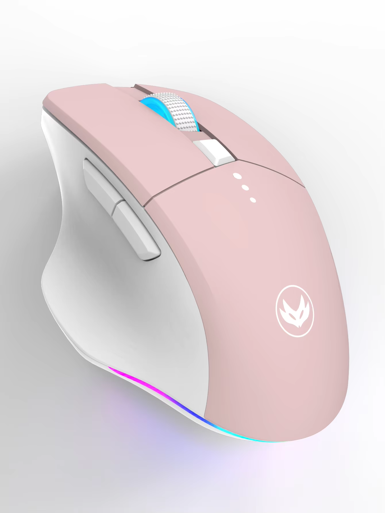 Dazzling wireless mouse, long battery life, high appearance level office games universal rechargeable mouse