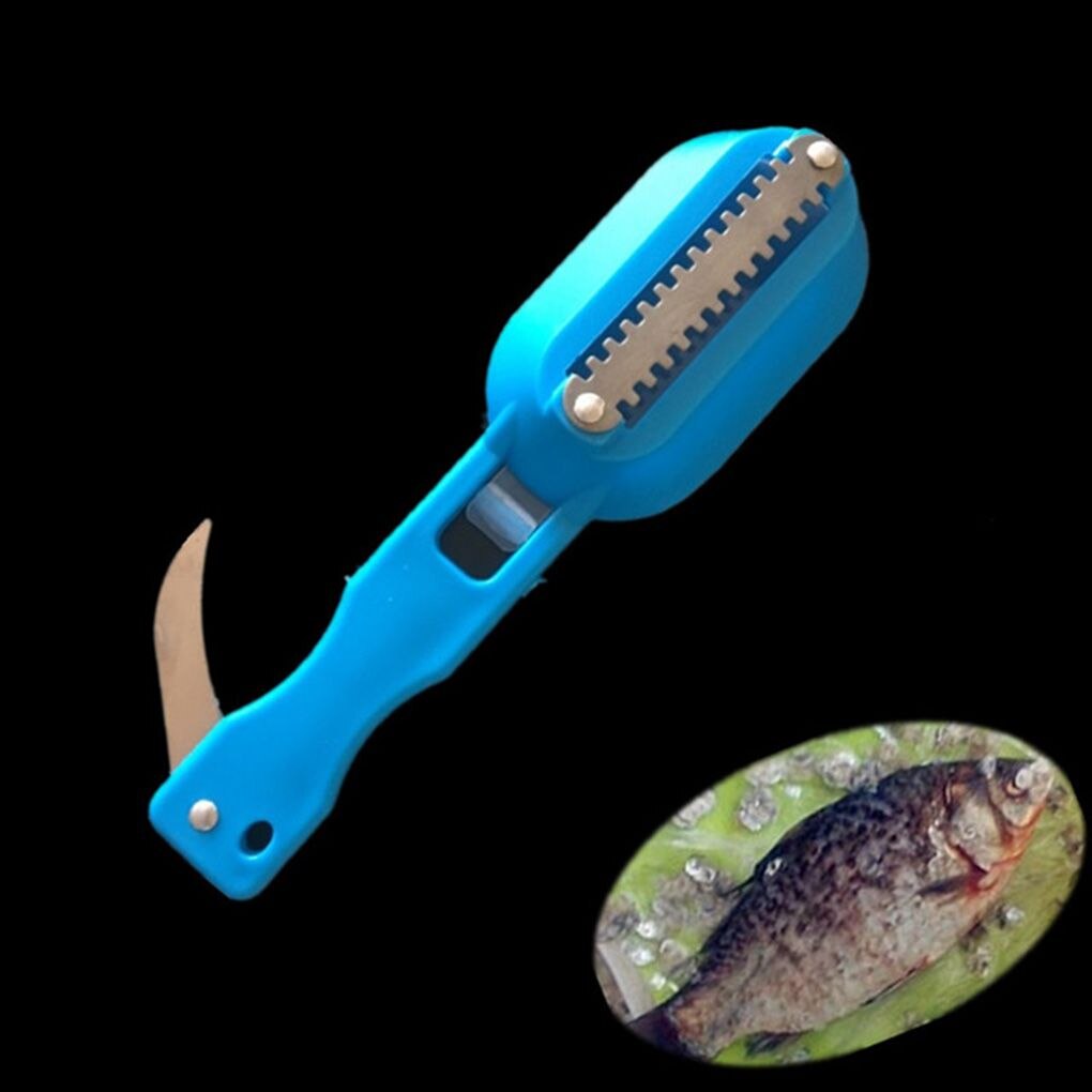 Vis Huid Borstel Schrapen Vissen Schaal Borstel Raspen Snelle Verwijder Vis Mes Cleaning Peeler Scaler Schraper Seafood Gereedschap