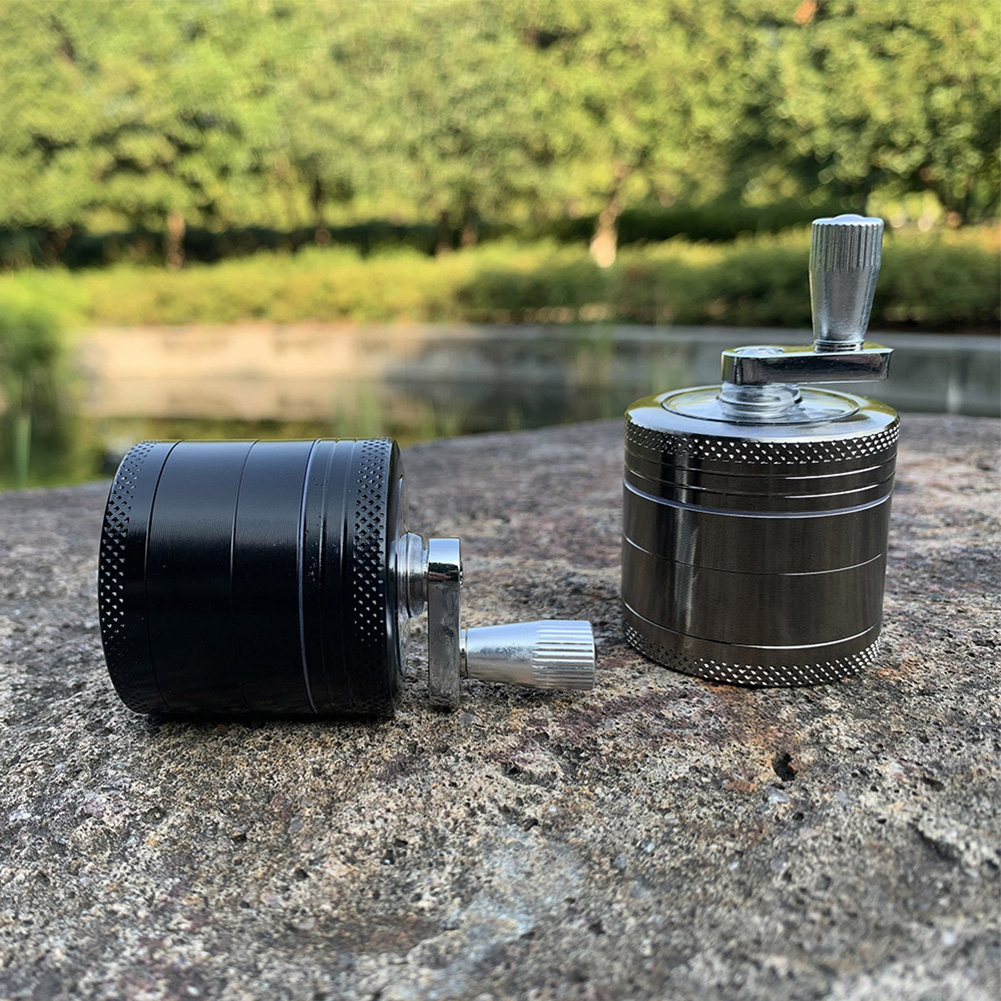 Rectifieuse en métal pour noix de muscade, broyeur à écrou en aluminium et à épices dures, outils à main pour sel de roche et poivre, broyeurs vidéo,
