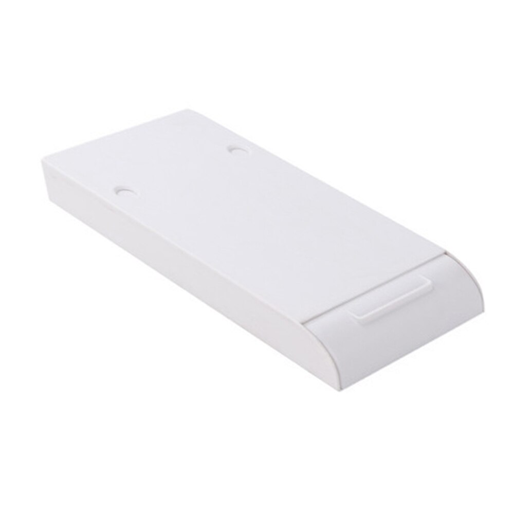 Self-Adhesive Storage Drawer Under Desk Pencil Tray Remote Control Key Mask Hidden Organizer Storage Box Holder Case Space Saver: White / 22.3x13.5x3.5cm