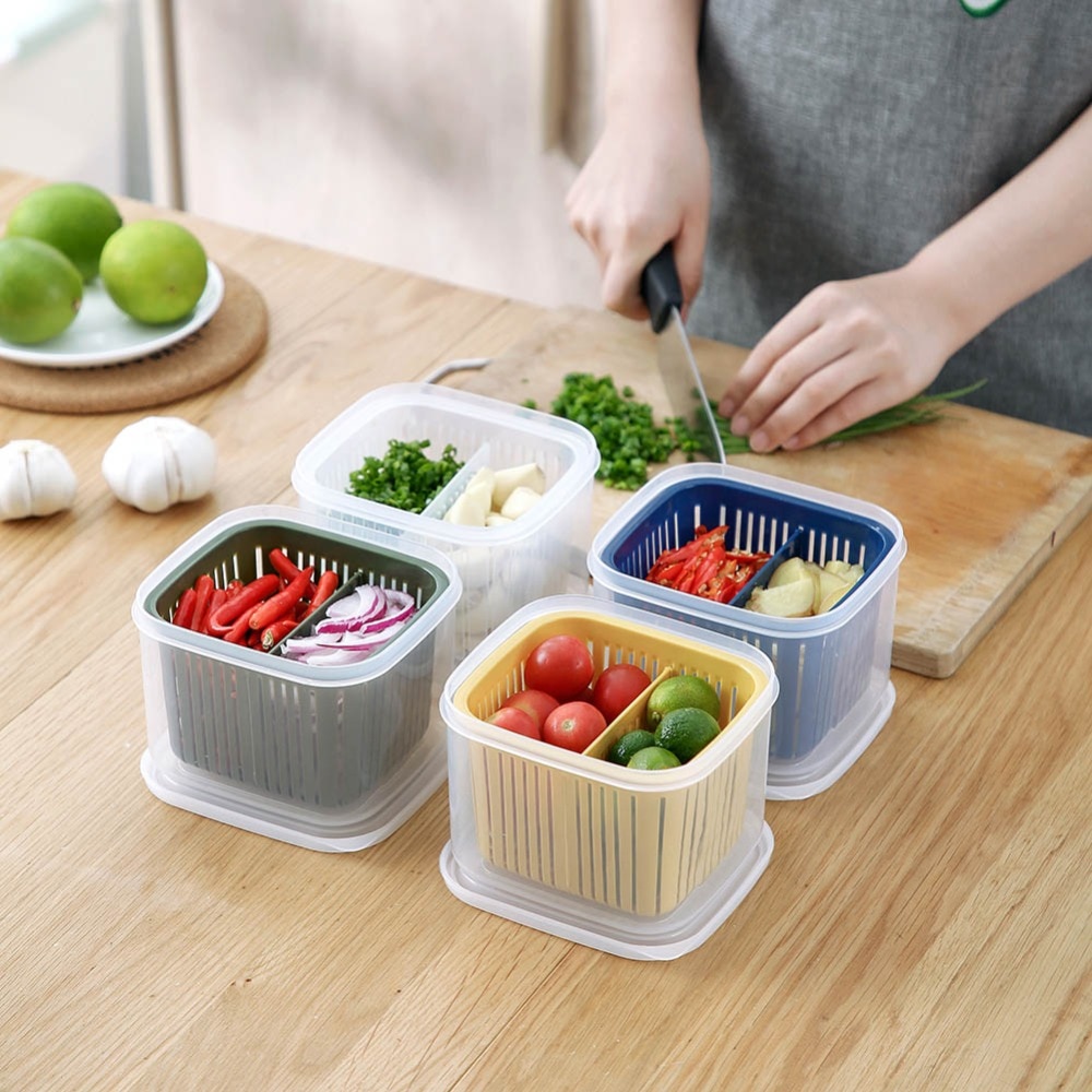 Double Layers Fresh-Keeping Box Kitchen Refrigerat... – Grandado