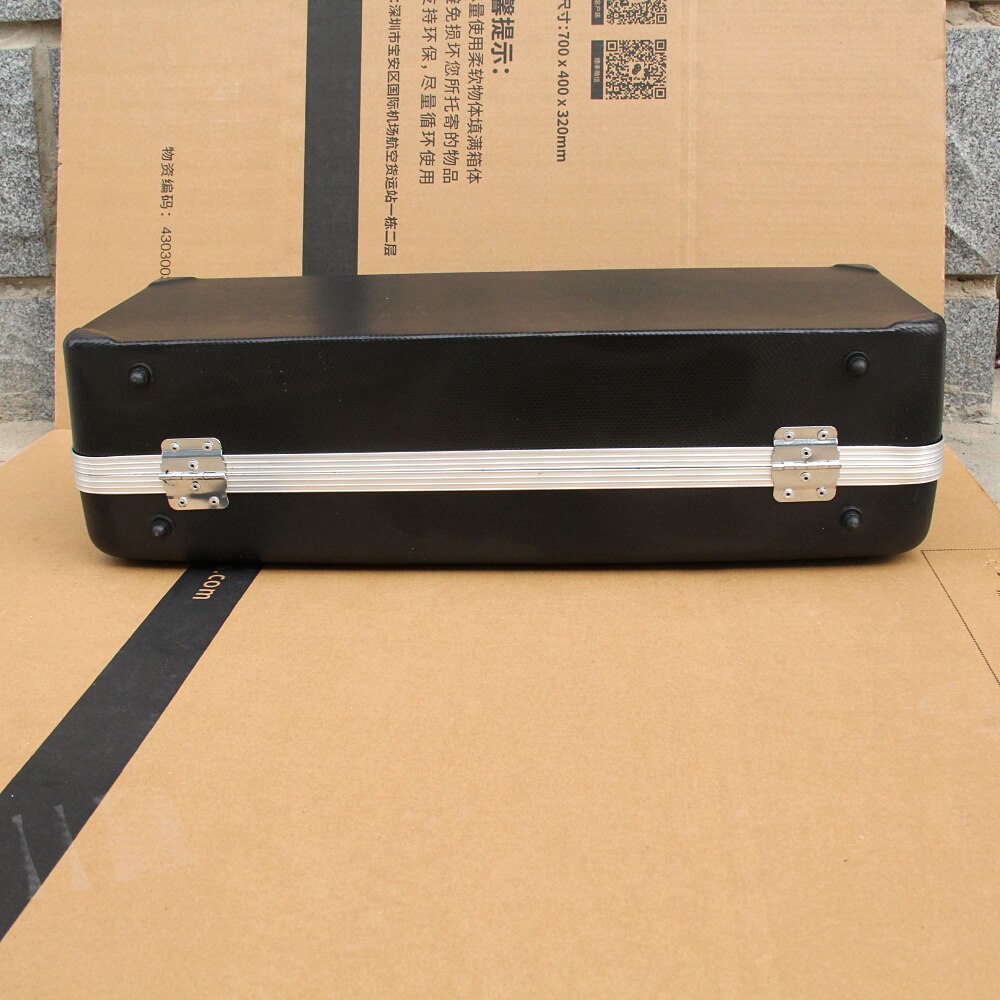 Trumpet Hard Case Box With Comfortable Handle Lock Accs Black trumpet parts 1pcs