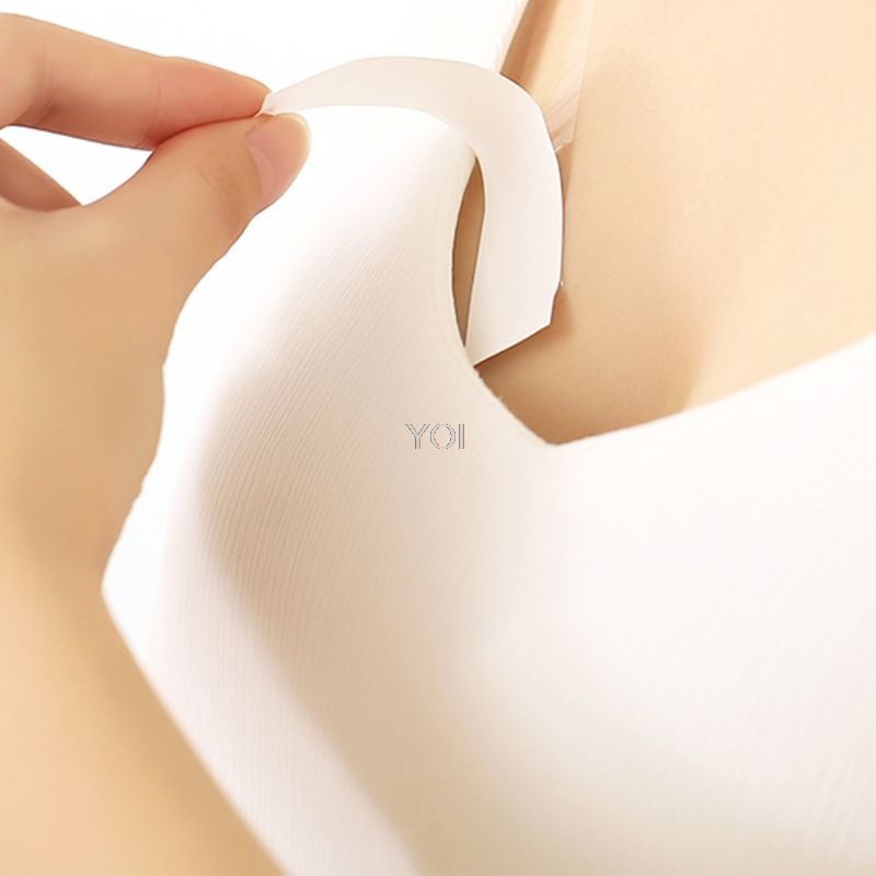 5M Veilig Lingerie Tape Verzekering Dubbelzijdig Body Kleding Kleding Clear Beha Strip Anti-Blootstelling Lijm Bruiloft Prom