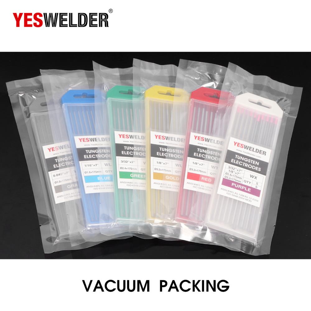 YESWELDER 10pk TIG Welding Tungsten 3.2*175mm WP WT20 WC20 WL15 WL20 WX