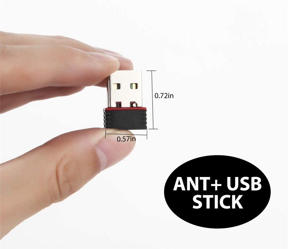 LIVL0V V5 USB ANT+ Dongle for Garmin Fitness Devices USB ANT Stick Compatible with Zwift TrainerRoad Wahoo Cycleops Trainer