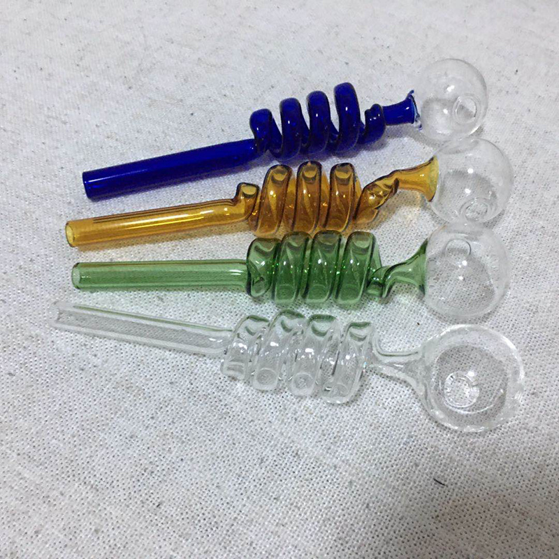 Threaded bending straw