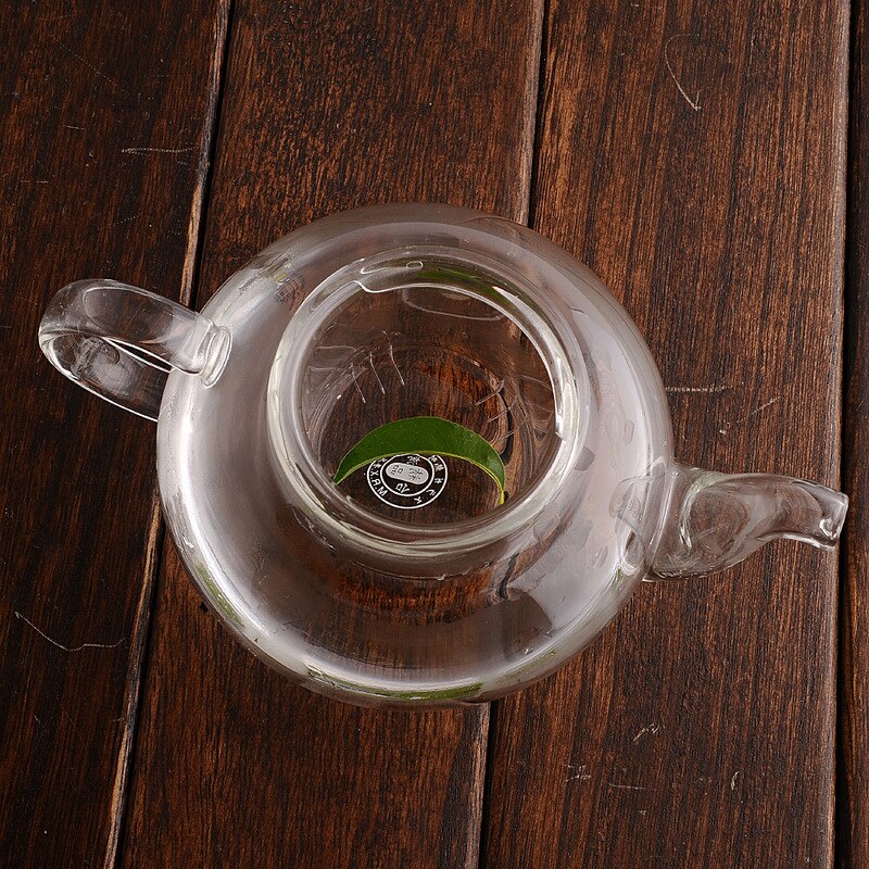 Tetera transparente, tetera de cristal resistente al calor, tetera de 350 ML, infusor Kungfu, juego de té chino saludable, tetera de , tetera de mano transparente