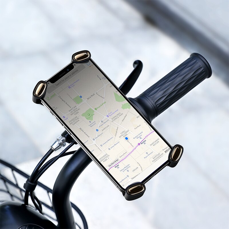 Baseus Fahrrad Telefon Halfter Universal- Motorrad Fahrrad Telefon Halfter Lenker Stand Halterung Montieren Telefon Halfter Für iPhone: Ursprünglich Titel