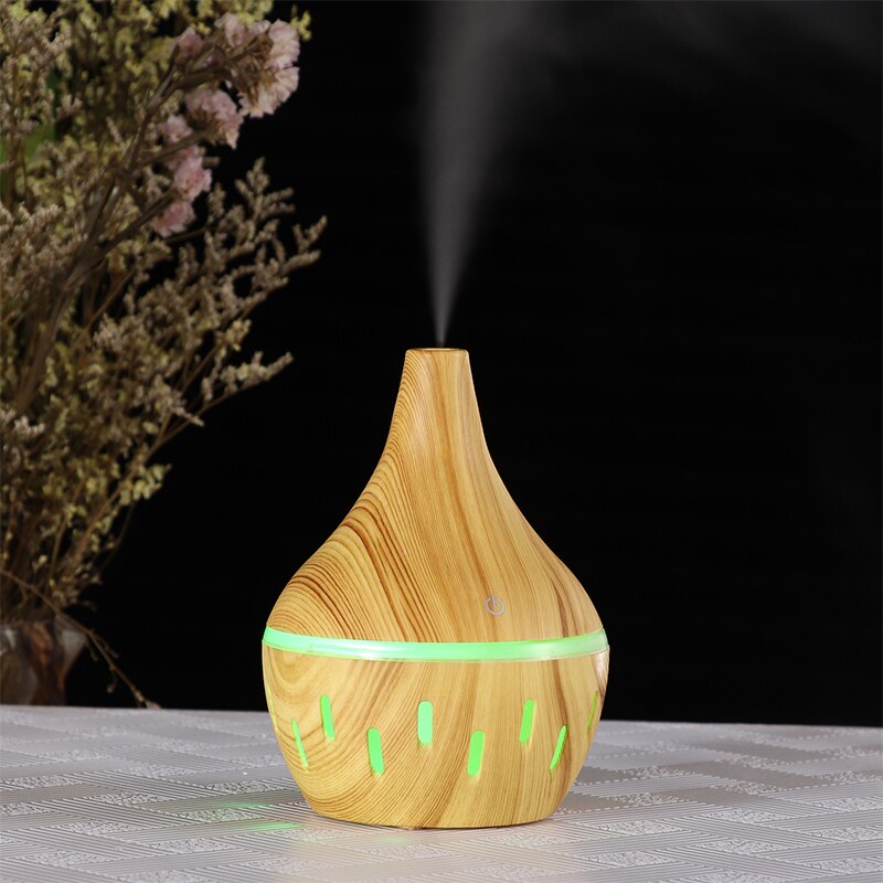 300ml auton aromihajotin sähköinen 5v auton ilmankostutin eteerisille öljyille auto kodin ilmanraikastin puhdistaja ionisaattori tarvikkeet: Ontto valo litteä