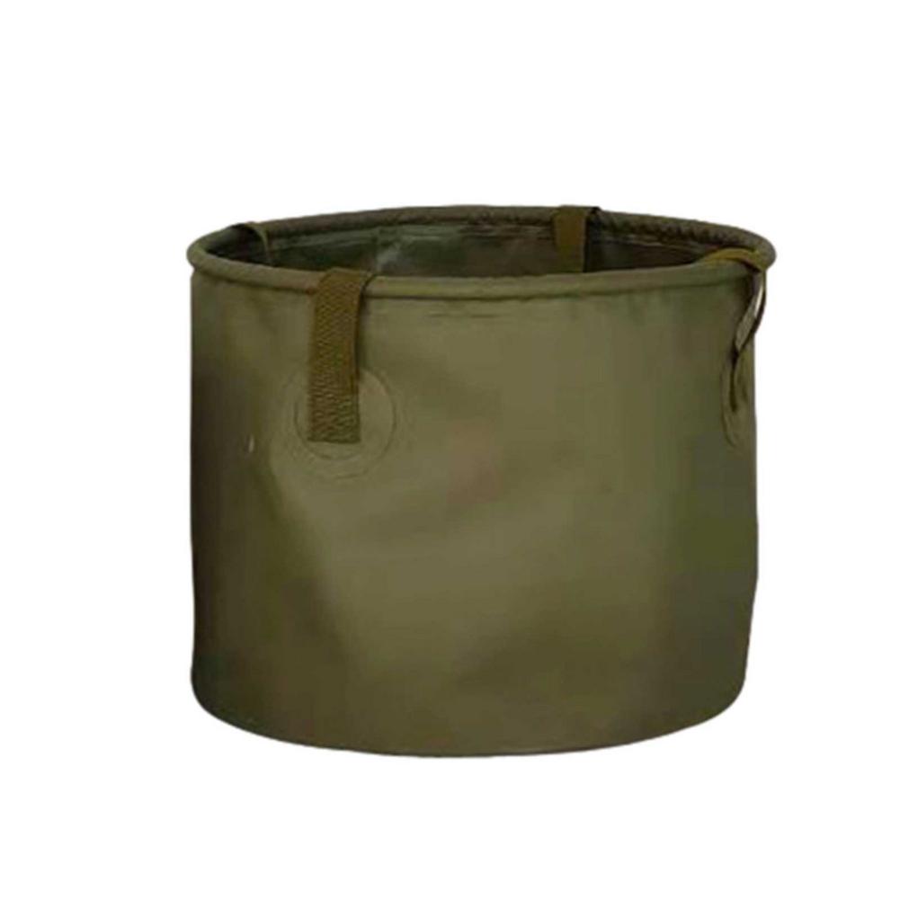 Seau rond pliable Portable, bassin d&#39;eau pliable en PVC seau de pêche étanche voyage en plein air Camping pique-nique stockage d&#39;eau: 20L