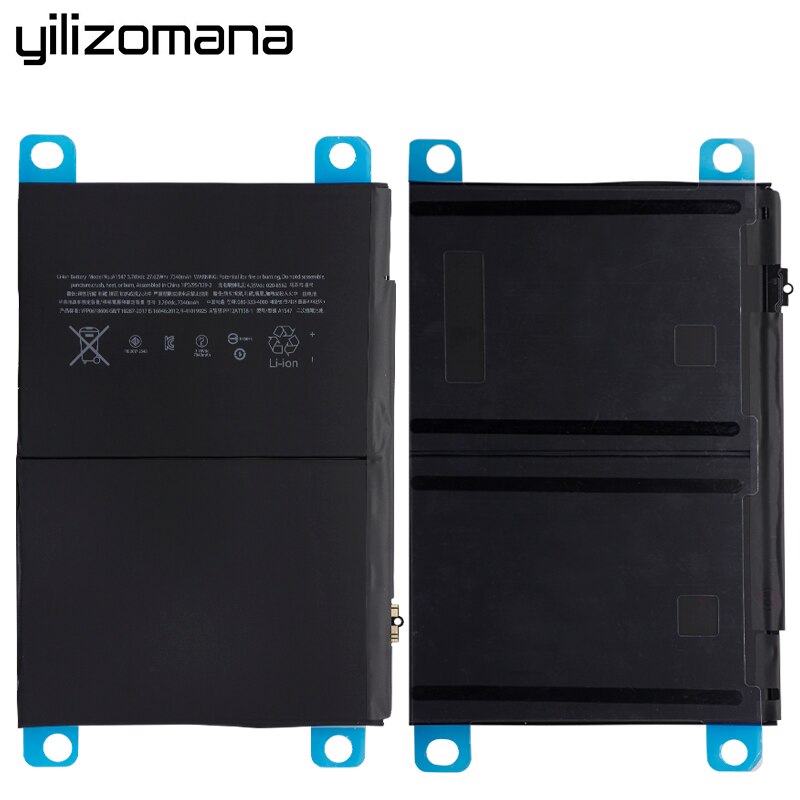 YILIZOMANA For ipad 6 Air 2 Battery A1566 A1567 7340 mAh Li-ion Original Replacement Batteries Original with Free Repair Tools