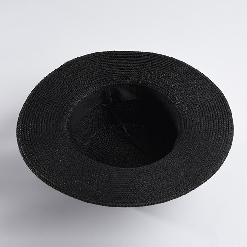 Unisex Papier Stro Hoed Brede Rand Schipper Hoeden Luipaard Lint Zonnehoed Voor Vrouwen Man Zomer Strand Hoed Kentucky Derby cap Panama Hoed