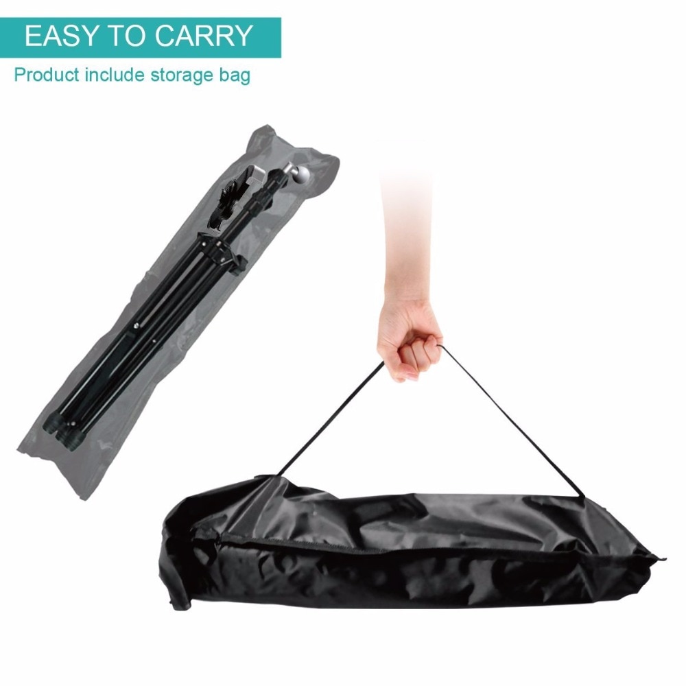 Tripod Floor Tablet Stand Height Adjustable 360 Rotating Tablets Holder for iPad Mini Air Pro Kindle Samsung Lenovo 7-12 inch