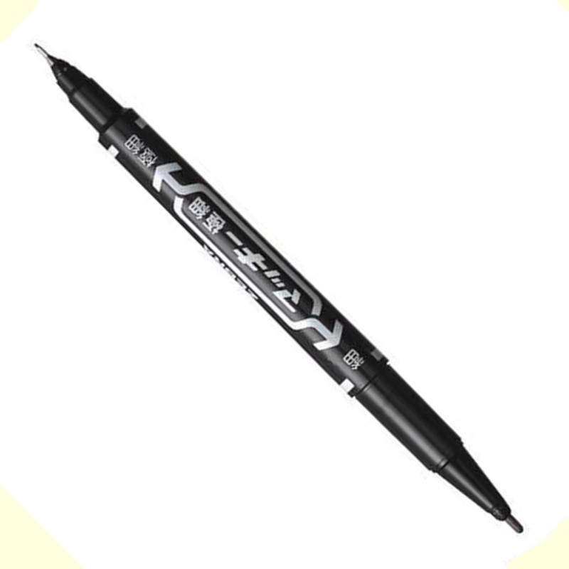 Zwart Rood Dual Tip Marker Fineliner Kunstenaar Comic Tekening Schilderen Pen Mark CD Glas Hout School Kantoorbenodigdheden Briefpapier MP20