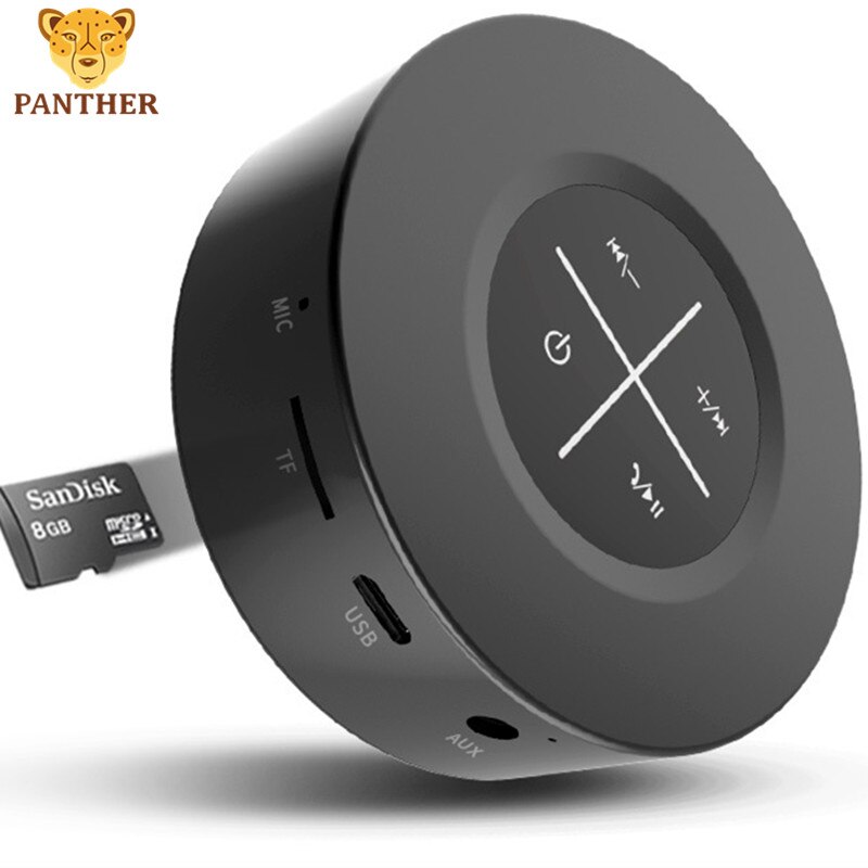 Mini Bluetooth Speaker Smart Touch Screen Ondersteuning TF card Handsfree bellen voor mobiele telefoons Draadloze Subwoofer Auto Luidspreker